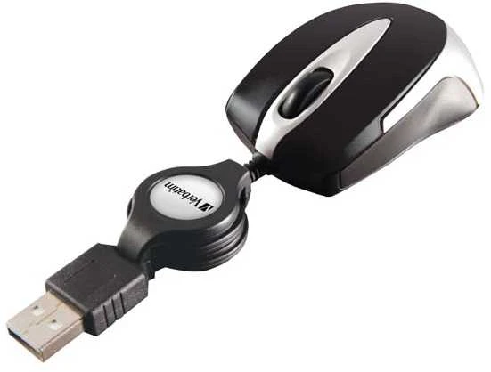 Verbatim Go Mini kompiuterinė pelė USB A tipo Optinis 1000 DPI Abiems rankoms