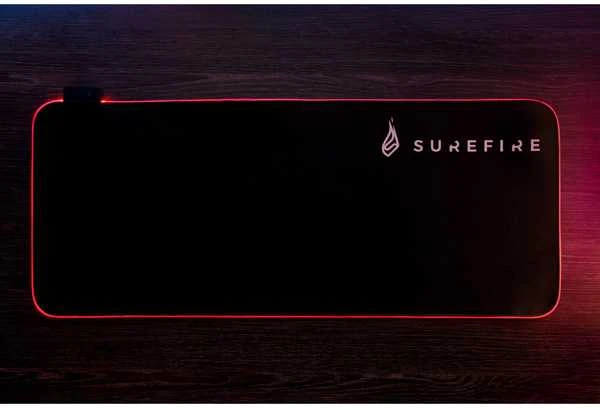 Verbatim Pelės kilimėlis, Silent Flight RGB, žaidimams, juoda, 680 x 280 x 3 mm, 3 mm, Surefire