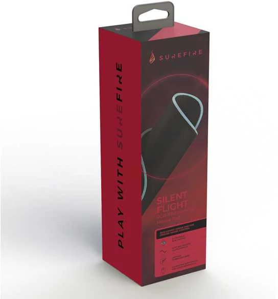 Verbatim Pelės kilimėlis, Silent Flight RGB, žaidimams, juoda, 680 x 280 x 3 mm, 3 mm, Surefire