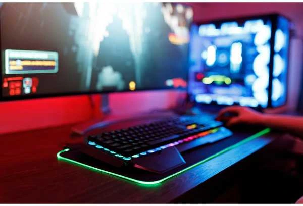 Verbatim Pelės kilimėlis, Silent Flight RGB, žaidimams, juoda, 680 x 280 x 3 mm, 3 mm, Surefire