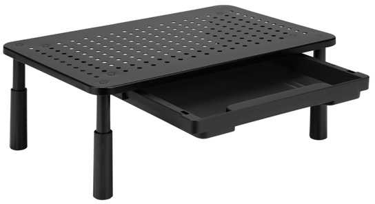 Laikiklis Powerton Podstawa pod monitorius, juoda (WPEMS1)