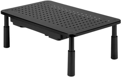 Laikiklis Powerton Podstawa pod monitorius, juoda (WPEMS1)