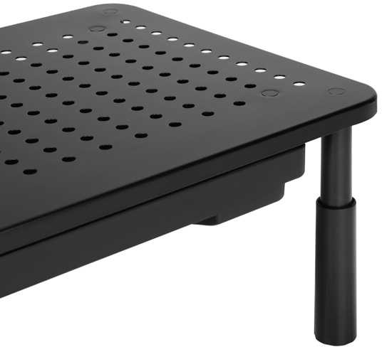 Laikiklis Powerton Podstawa pod monitorius, juoda (WPEMS1)