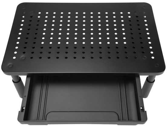 Laikiklis Powerton Podstawa pod monitorius, juoda (WPEMS1)