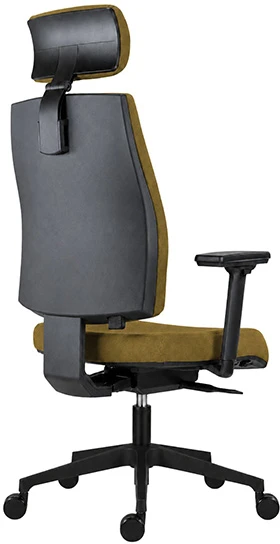 Powerton ERGO JANA ergonominė biuro kėdė, geltona
