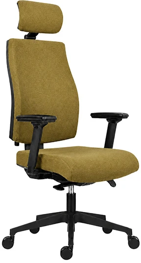 Powerton ERGO JANA ergonominė biuro kėdė, geltona