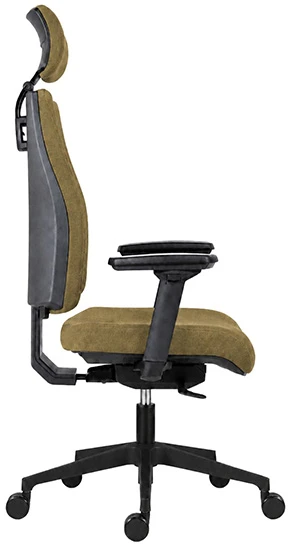 Powerton ERGO JANA ergonominė biuro kėdė, geltona