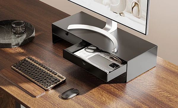 Powerton ERGO NIVEL Podstawa pod monitorius, juoda, ergo