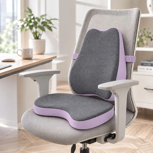 Powerton ERGO PASTEL EDITION Podparcie lędźwiowe, violetinė