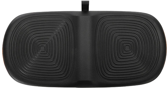 Powerton ERGO SOLEMAT Podnóżek balansujący podnóżek ergonomiczny, juoda
