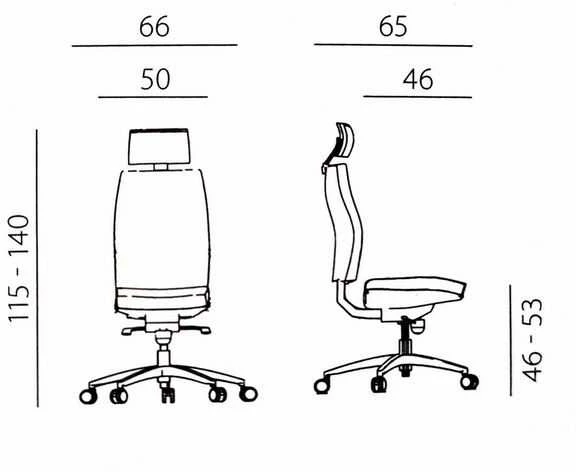 Powerton ERGO JANA Ergonomiczny fotel biurowy, Pilka