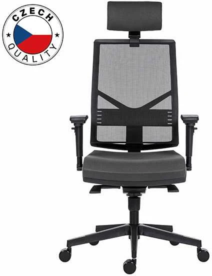 Powerton ERGO MARIE ergonominė biuro kėdė, tamsiai pilka