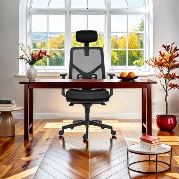 Powerton ERGO TINA Ergonominė biuro kėdė, Juodas