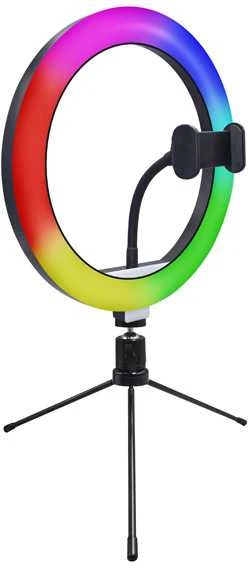 Žiedinė lempa Powerton WPRL1RGB 10 ", RG