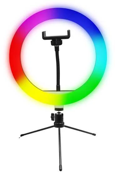 Žiedinė lempa Powerton WPRL1RGB 10 ", RG