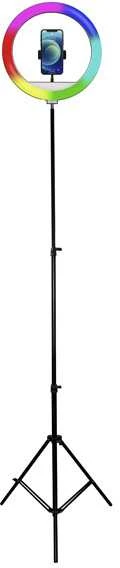 Žiedinė lempa Powerton WPRL2RGB 13'', RGB LED