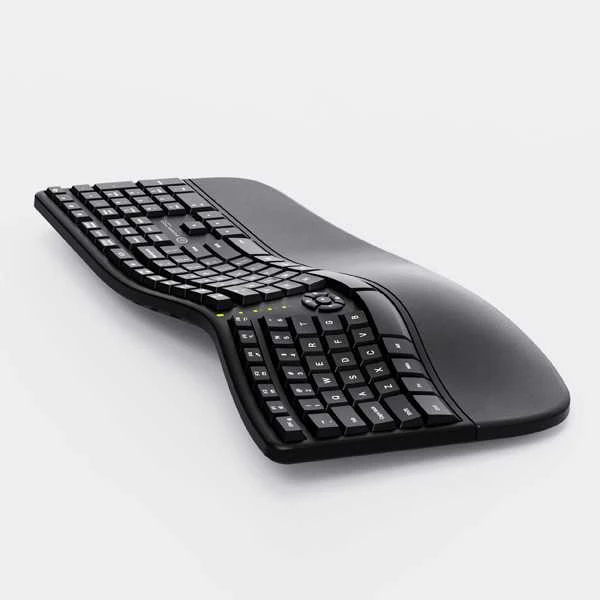 Powerton ERGO LANA ergonominė klaviatūra su USB (USB) JAV, pelė