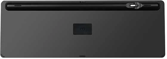 Klaviatūra Powerton SolarSlim CZ juoda