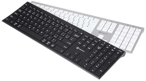 Klaviatūra Powerton UltraSlim CZ juoda