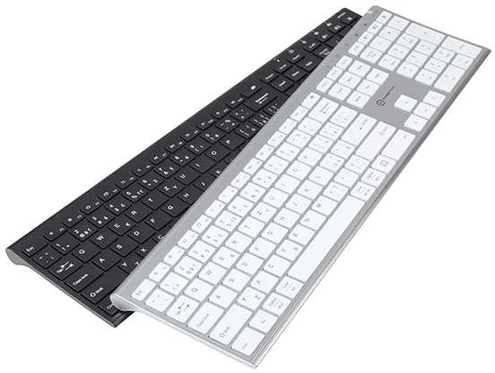 Klaviatūra Powerton UltraSlim CZ juoda