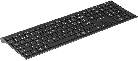 Klaviatūra Powerton UltraSlim CZ juoda