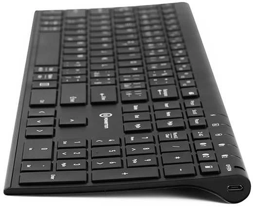 Klaviatūra Powerton UltraSlim CZ juoda