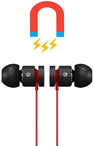 Powerton W2 ausinės su magnetiniu sujungimu