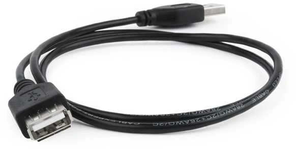 Lama Plus USB prailginimo kabelis (2.0), USB A M - USB A F, 3m, juodas, EOL