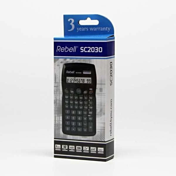 Rebell Calculator RE-SC2030 BX, juoda, mokslinis