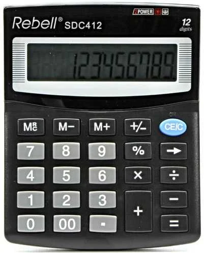 Skaičiuotuvas mažas stalinis Rebell SDC412