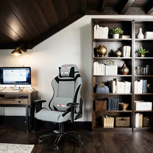 Red Fighter Žaidimų kėdė Raudona Fighter C3 Gaming Chair, Pilka