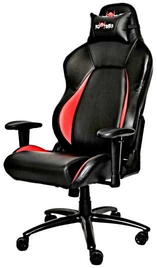 Red Fighter Žaidimų kėdė Raudona Fighter C2 Gaming Chair, Juoda