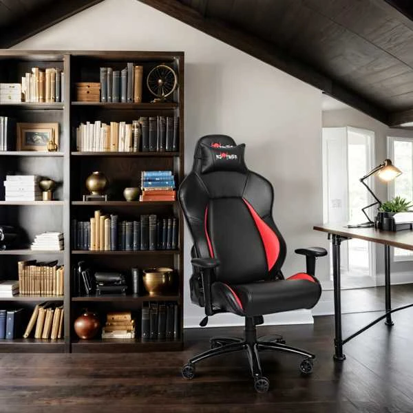 Red Fighter Žaidimų kėdė Raudona Fighter C2 Gaming Chair, Juoda