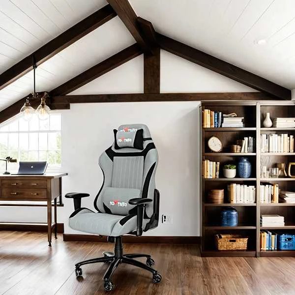 Red Fighter Žaidimų kėdė Raudona Fighter C3 Gaming Chair, Pilka