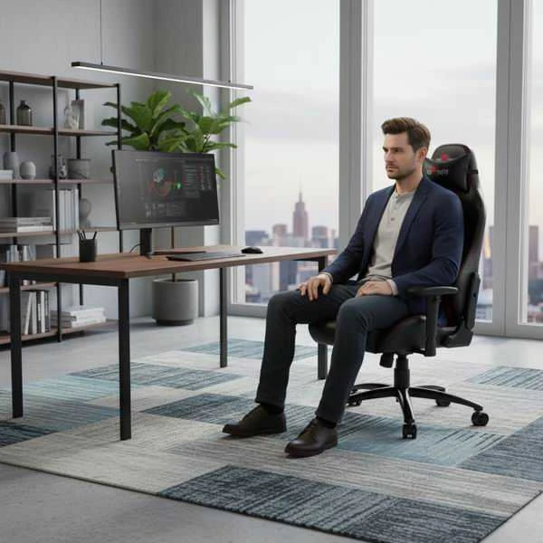 Red Fighter Žaidimų kėdė Raudona Fighter C2 Gaming Chair, Juoda