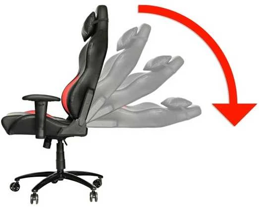 Red Fighter Žaidimų kėdė Raudona Fighter C2 Gaming Chair, Juoda