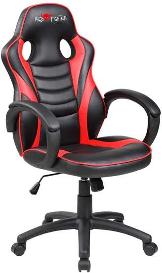 Red Fighter Žaidimų kėdė Raudona Fighter C6 Gaming Chair, Raudona