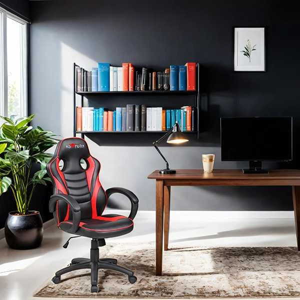 Red Fighter Žaidimų kėdė Raudona Fighter C6 Gaming Chair, Raudona