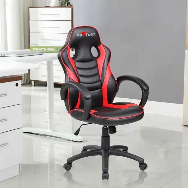 Red Fighter Žaidimų kėdė Raudona Fighter C6 Gaming Chair, Raudona