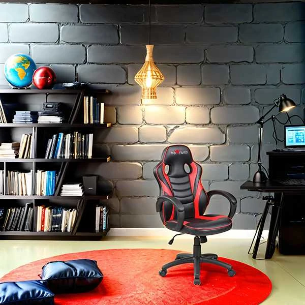Red Fighter Žaidimų kėdė Raudona Fighter C6 Gaming Chair, Raudona