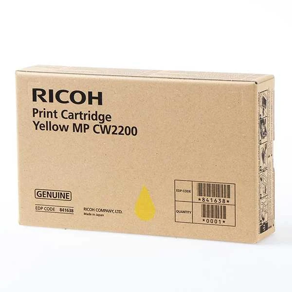 Ricoh MP CW2200 (841638) Rašalinė kasetė, Geltona