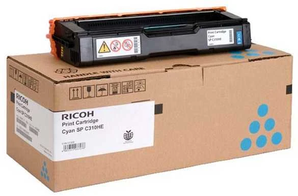 Ricoh oryginalny dažai 406349, 407641, žalsvai mėlyna, 2500s, mažos talpos
