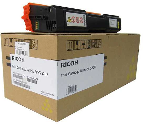 Ricoh SP C252 HC (407719), geltona kasetė