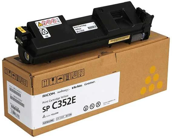 Originalus Ricoh toneris 408218, 407386, geltonas, 9000s