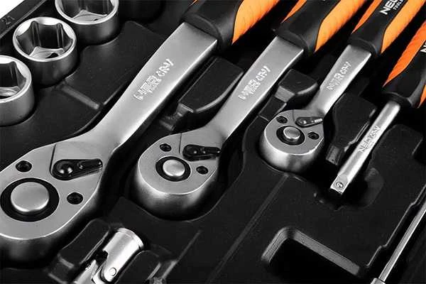 Neo Veržliarakčių rinkinys 216 vnt. 1/2 ", 3/8", 1/4 "