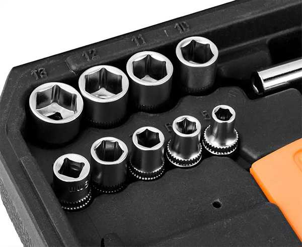 Neo Tools Įrankių rinkinys iš 60 elementų