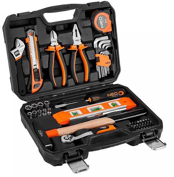 Neo Tools Įrankių rinkinys iš 60 elementų