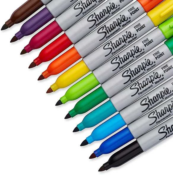 Markerių rink. „Sharpie" 12 vnt.