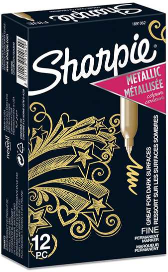 Sharpie MARKER METALIK Auksinė PERMANENTNY (1891062)