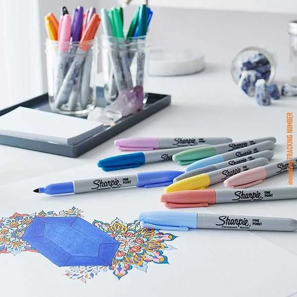 Markerių rinkinys Sharpie Fine Mystic Gems 12 vnt - 2157681